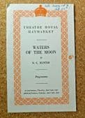 Waters of the Moon Theatre Royal programme 1952 Sybil Thorndike vintage 1950s